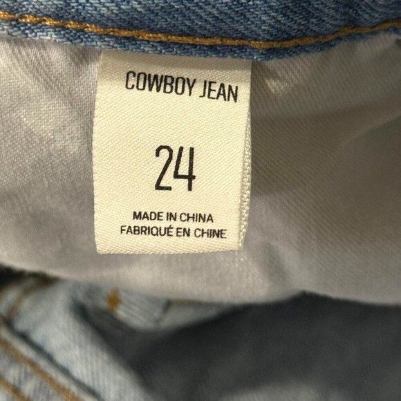 BDG x Isabel Urban Outfitters Cowboy Denim Jeans 5 Tie Dye Blue Size 24 - Picture 9 of 14